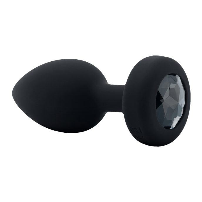 vibrating-jewel-plug---m/l-10-5-cm-Noir-2