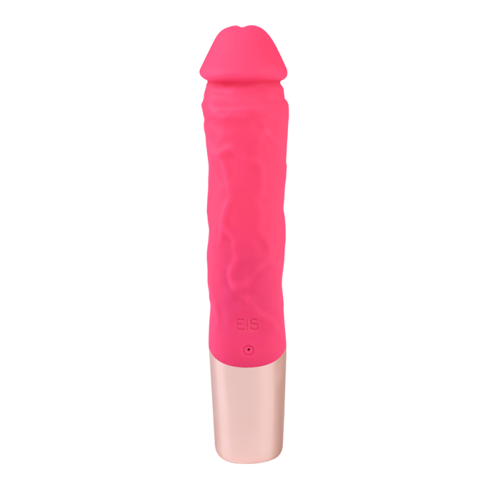 vibromasseur-rabbit-réaliste-en-silicone-22-cm-Or-Rose néon-3