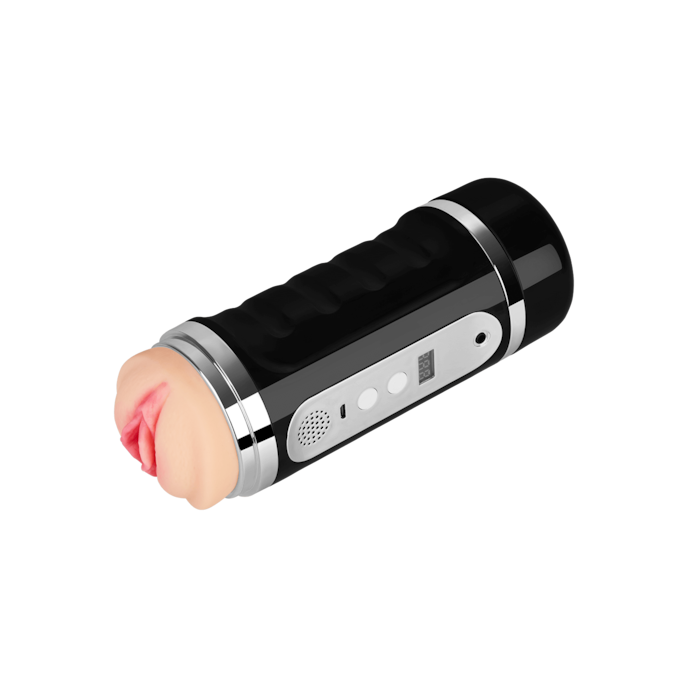 masturbator-met-audiofunctie-oplaadbaar-20-cm-Schwarz-Wit-Zilver-9