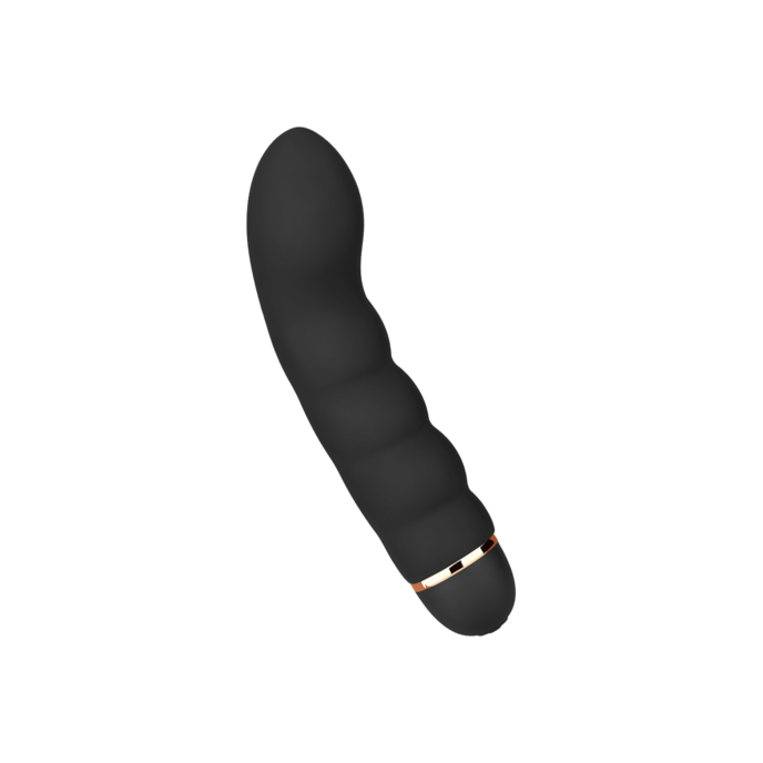 vibromasseur-point-g-ondulé-en-silicone-18-cm-Noir-1
