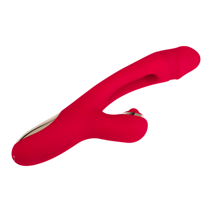 exceptionnel-rabbit-en-silicone-24-5-cm-Rouge-6