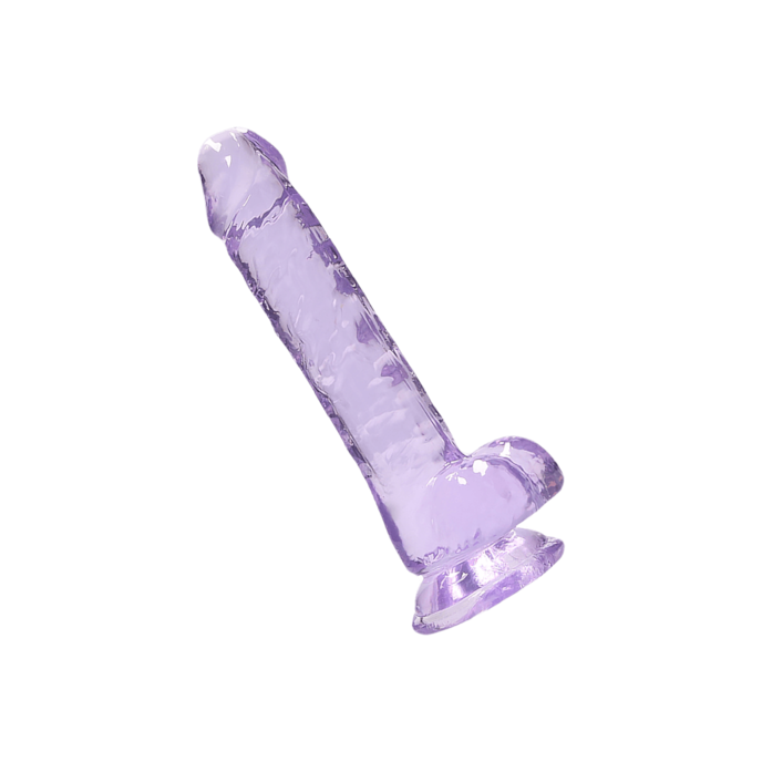 crystal-clear---dildo-with-balls-19-cm-Paars-1