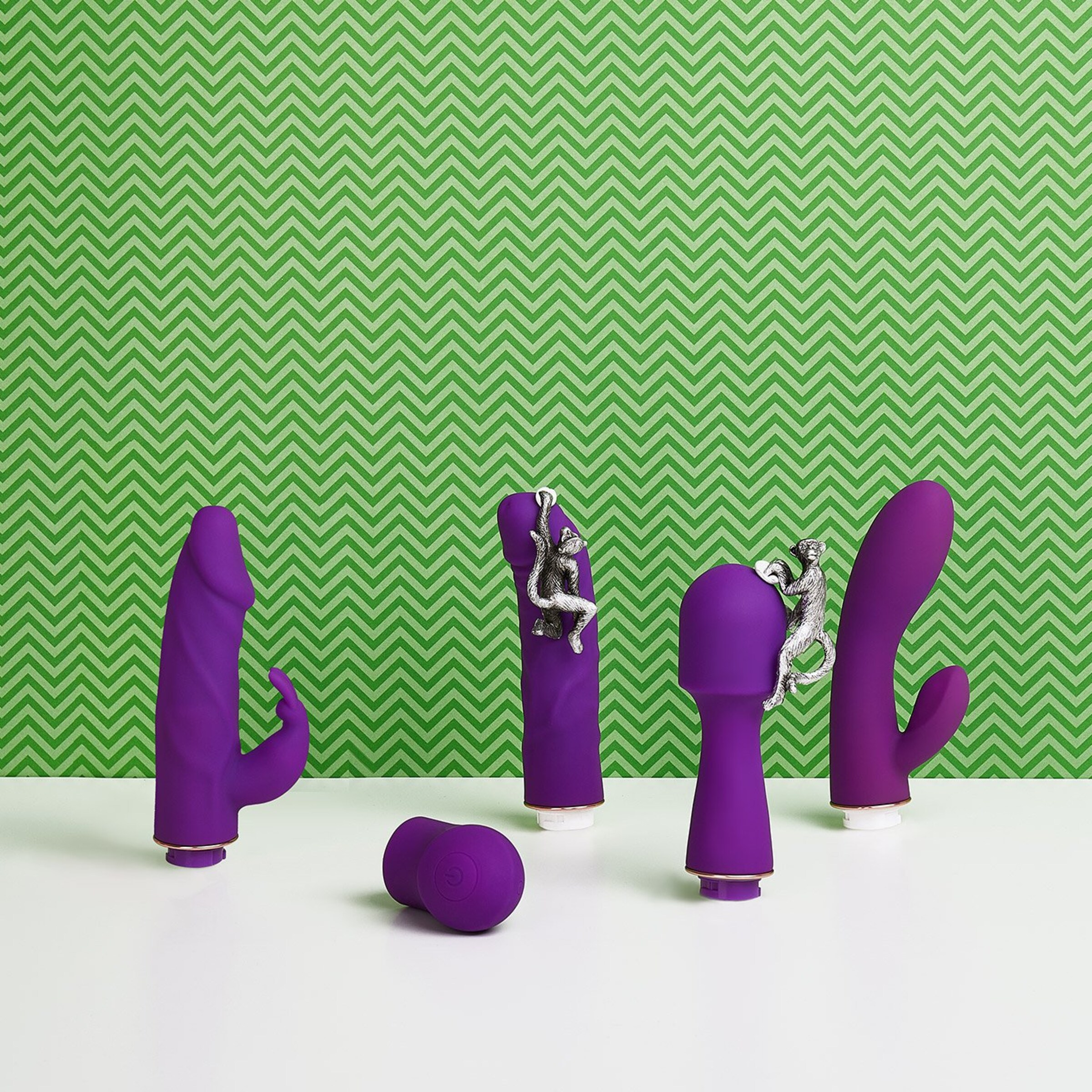 verführerisches-vibrator-set-5-teile-Rosegold-Violett-2