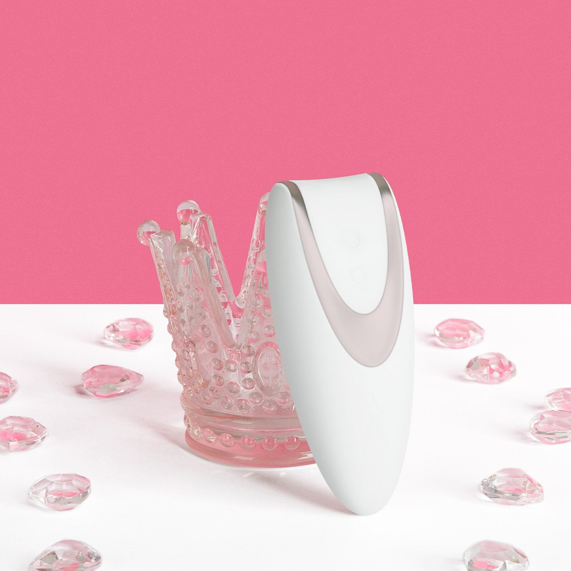 vibromasseur-à-poser-hy]-en-silicone-11-5-cm-Blanc-Or rose-2