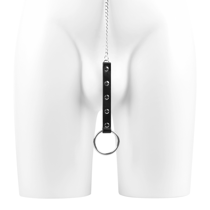 pinces-à-tétons-avec-anneau-pénien-en-métal-Argent-Noir-6