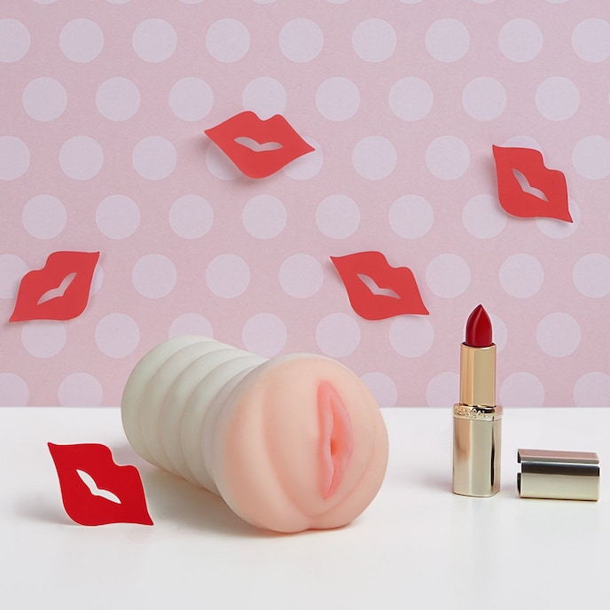 vagina-masturbator-texturé-15-cm-Blanc-Naturel clair-2