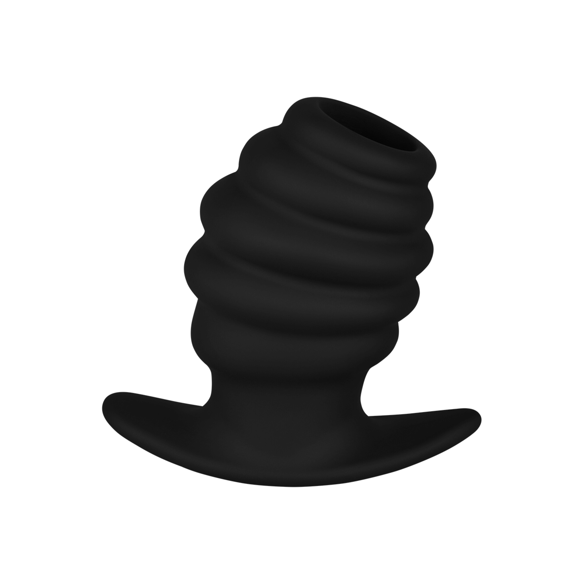 gestructureerde-anaalplug-met-tunnel-m-8-5-cm-Zwart-3