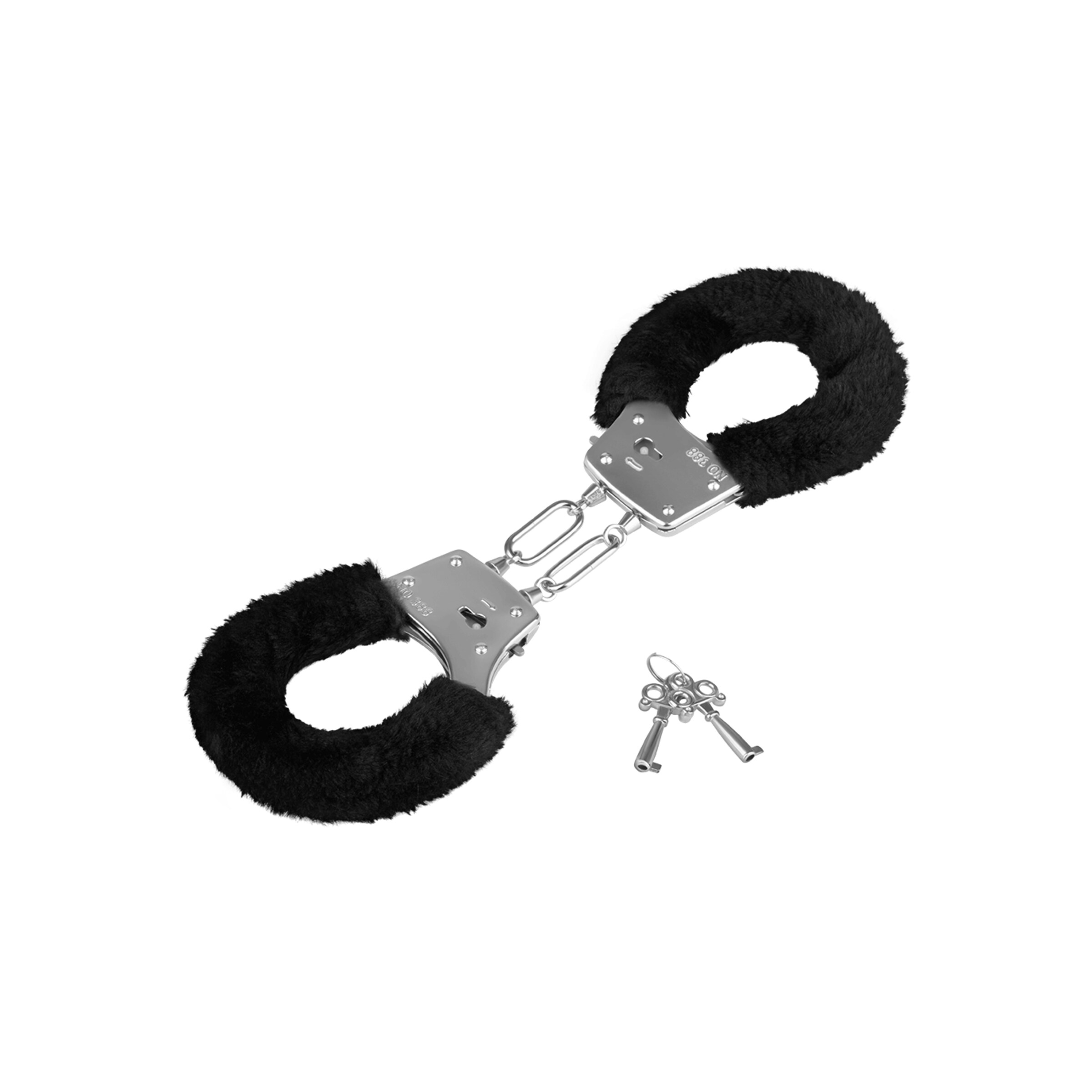 beginners-furry-cuffs-Zilver-Zwart-1