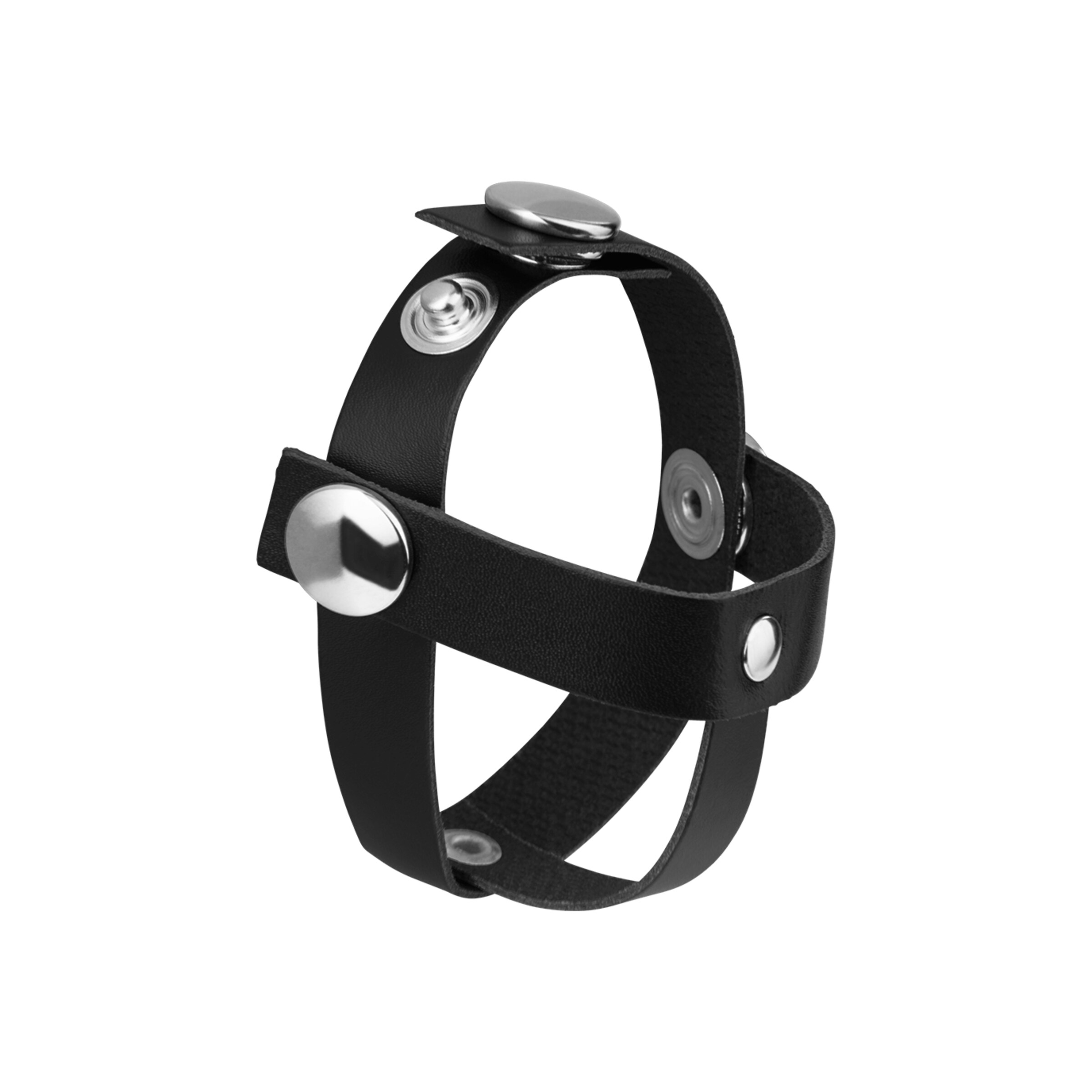 manchon-pour-pénis-et-testicules-en-cuir-Noir-2