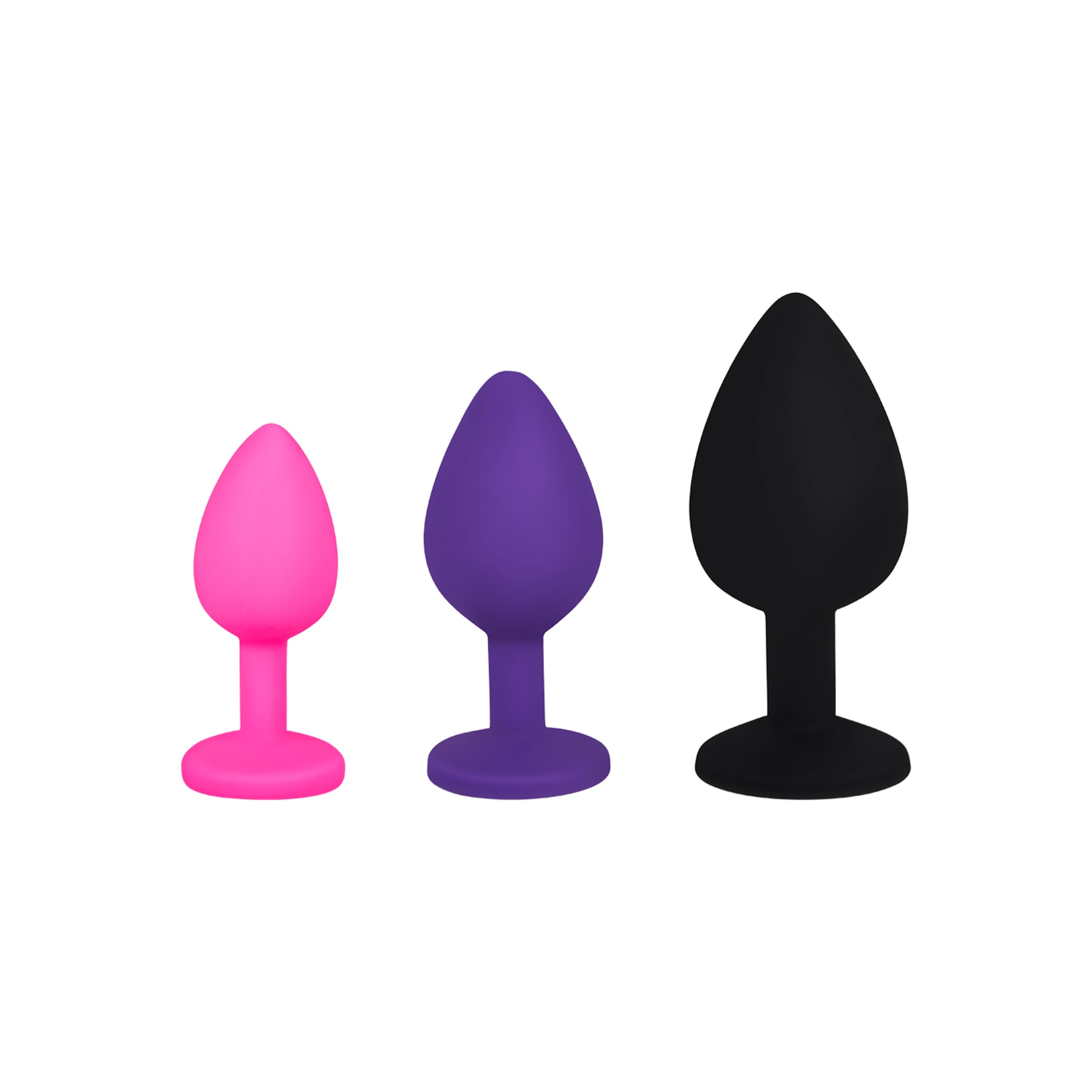 plugs--hy]anaux-coniques-en-silicone-3-tailles-Noir-Rose-Violet-4