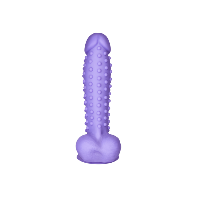 gode-naturel-en-silicone-à-picots-24-5-cm-Violet-5