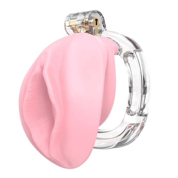 p-cage---pc10-pussy-8-cm-Rosa-Transparent-2