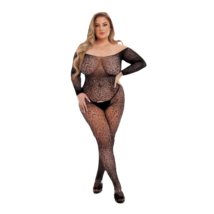 long-sleeve-lace-bodystocking-Zwart-1