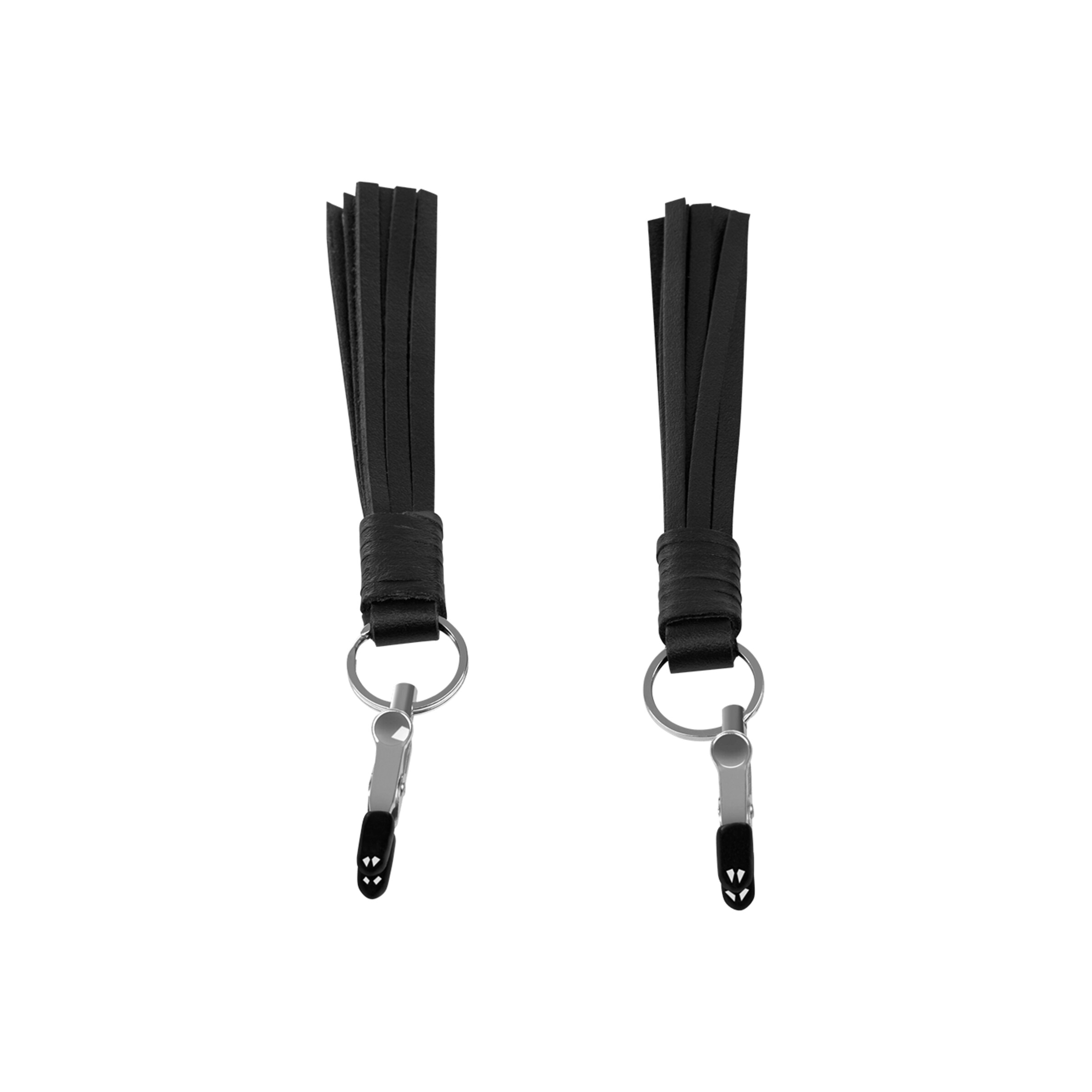 pinces-à-tétons-avec-pompons-Argent-Noir-6