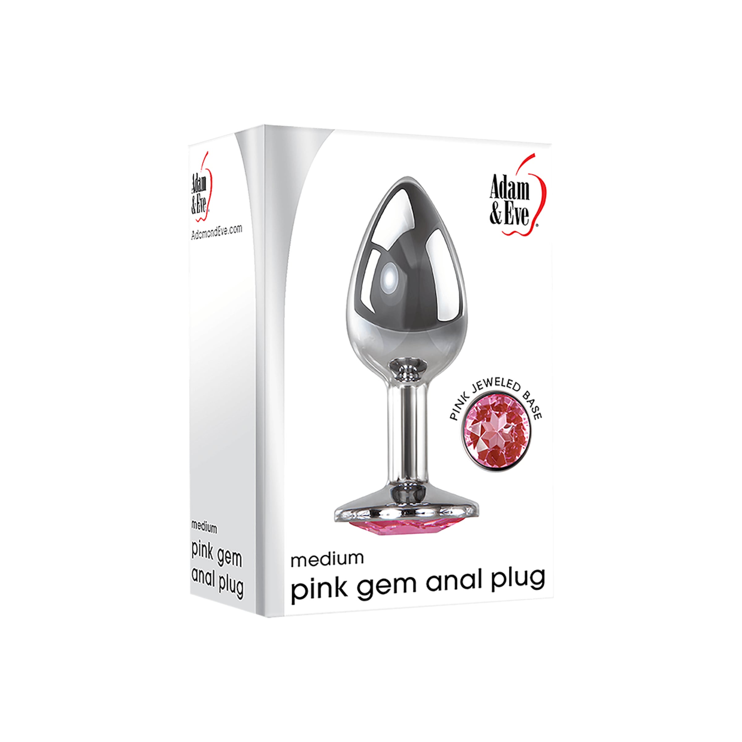 medium-pink-gem-anal-plug-8-5-cm-Pink-Zilver-3