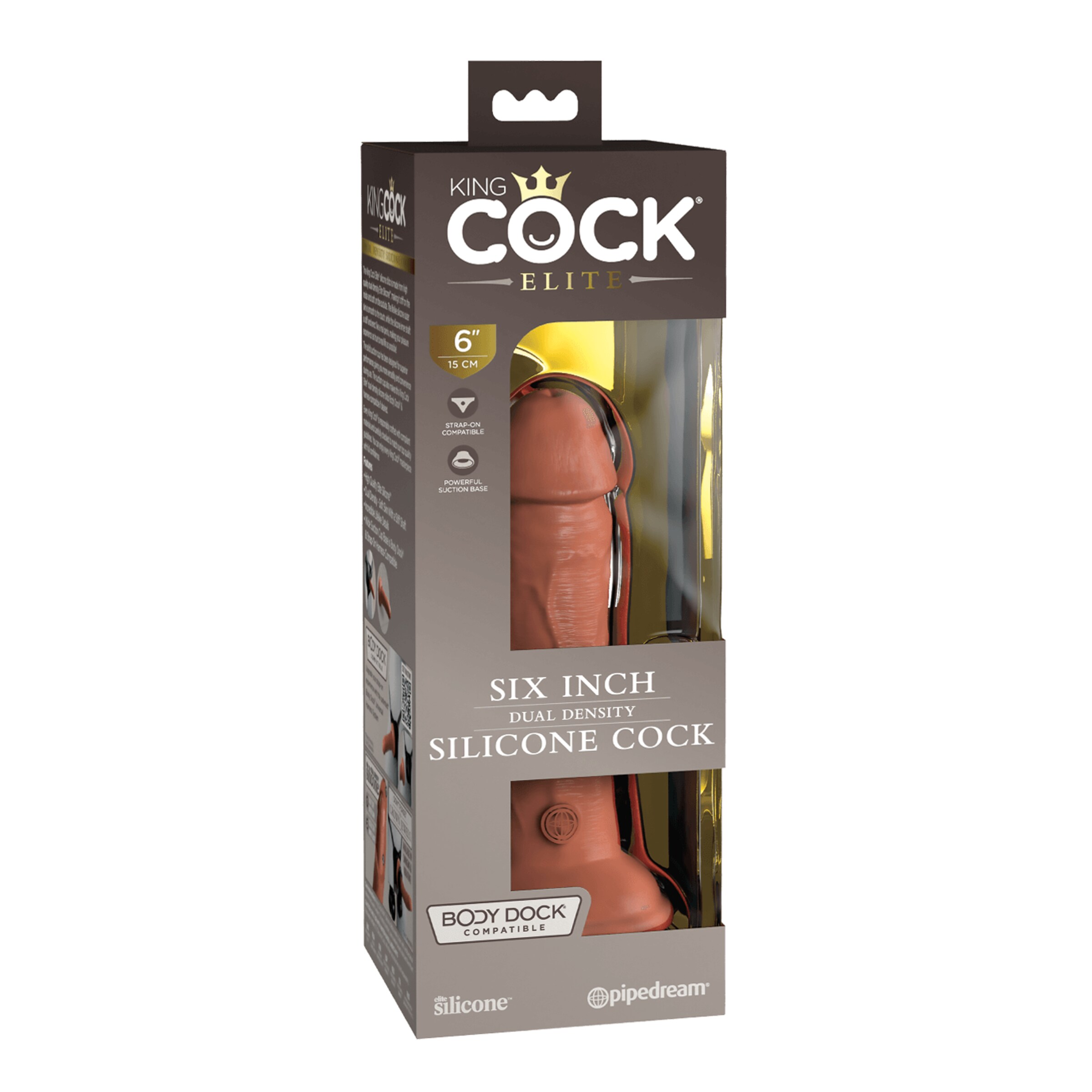king-cock-elite---6-dual-density-silicone-cock-17-cm-Natur-mittel-5