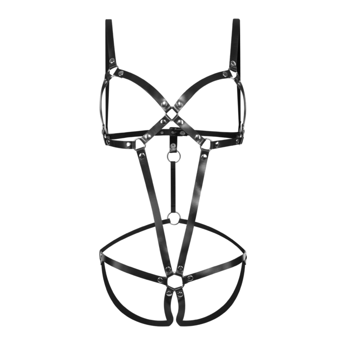 harnais-en-cuir-sexy-Argent-Noir-1