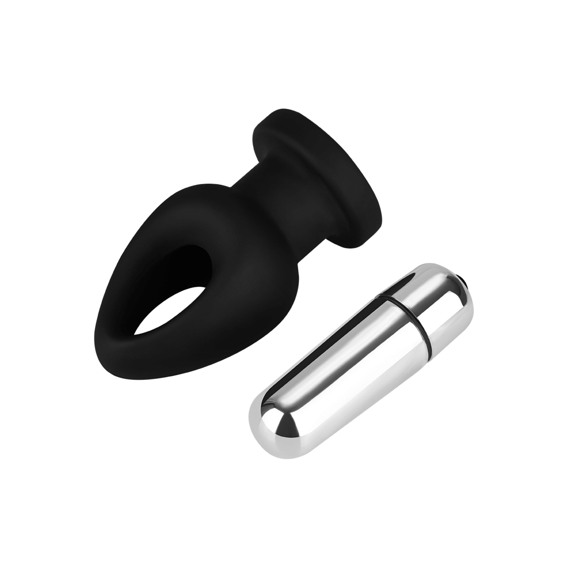 anale-plug-met-vibro[nbhy]-bullet-8-cm-Zilver-Zwart-6