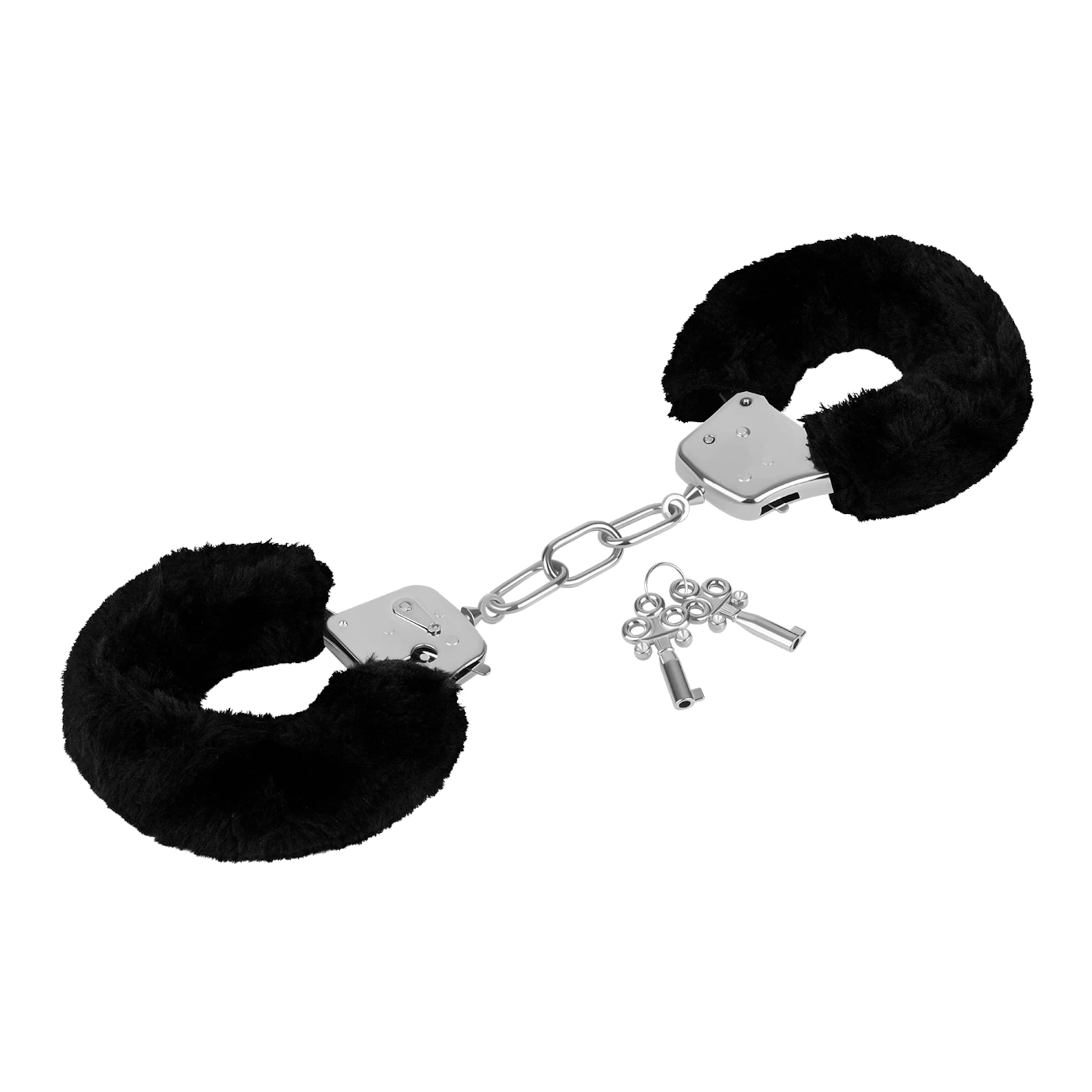 handboeien-met-pluche-Zilver-Zwart-2