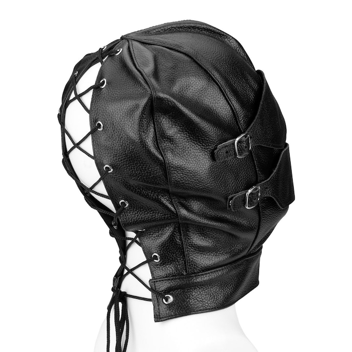 masque-en-cuir-à-variable-avec-bâillon-Noir-3