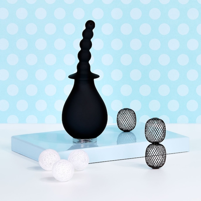 silikon-analdouche-in-bolvorm-Zwart-2