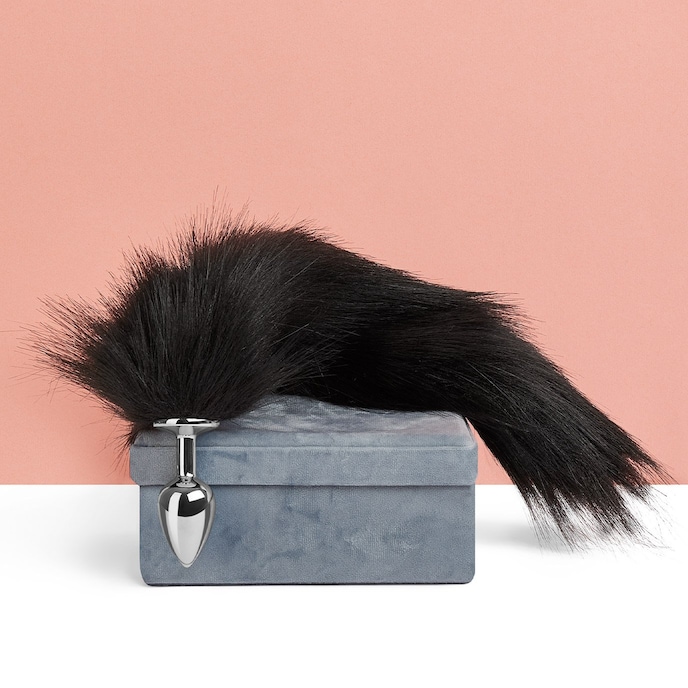 plug-anal-avec-queue-de-renard-48-cm-Argent-Noir-2