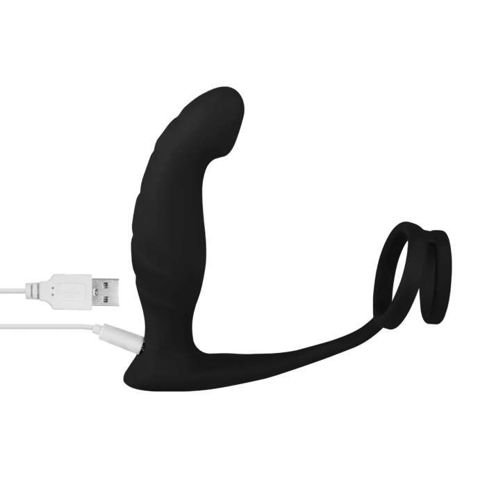 anale-vibrator-incl.-penisring-13-cm-Schwarz-8