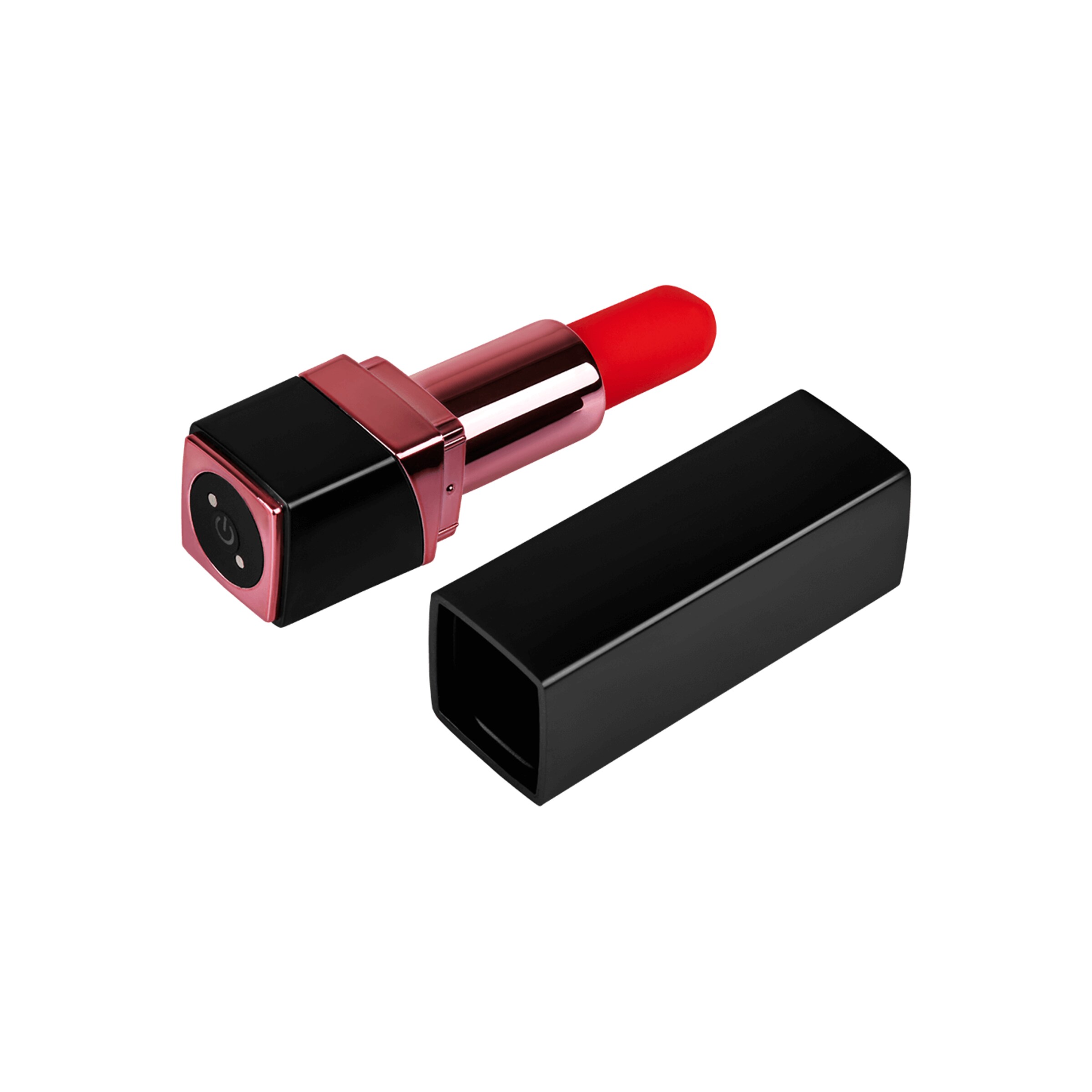 minivibrator-in-lippenstift[nbhy]design-9-cm-Rood-Rosegoud-Zwart-3