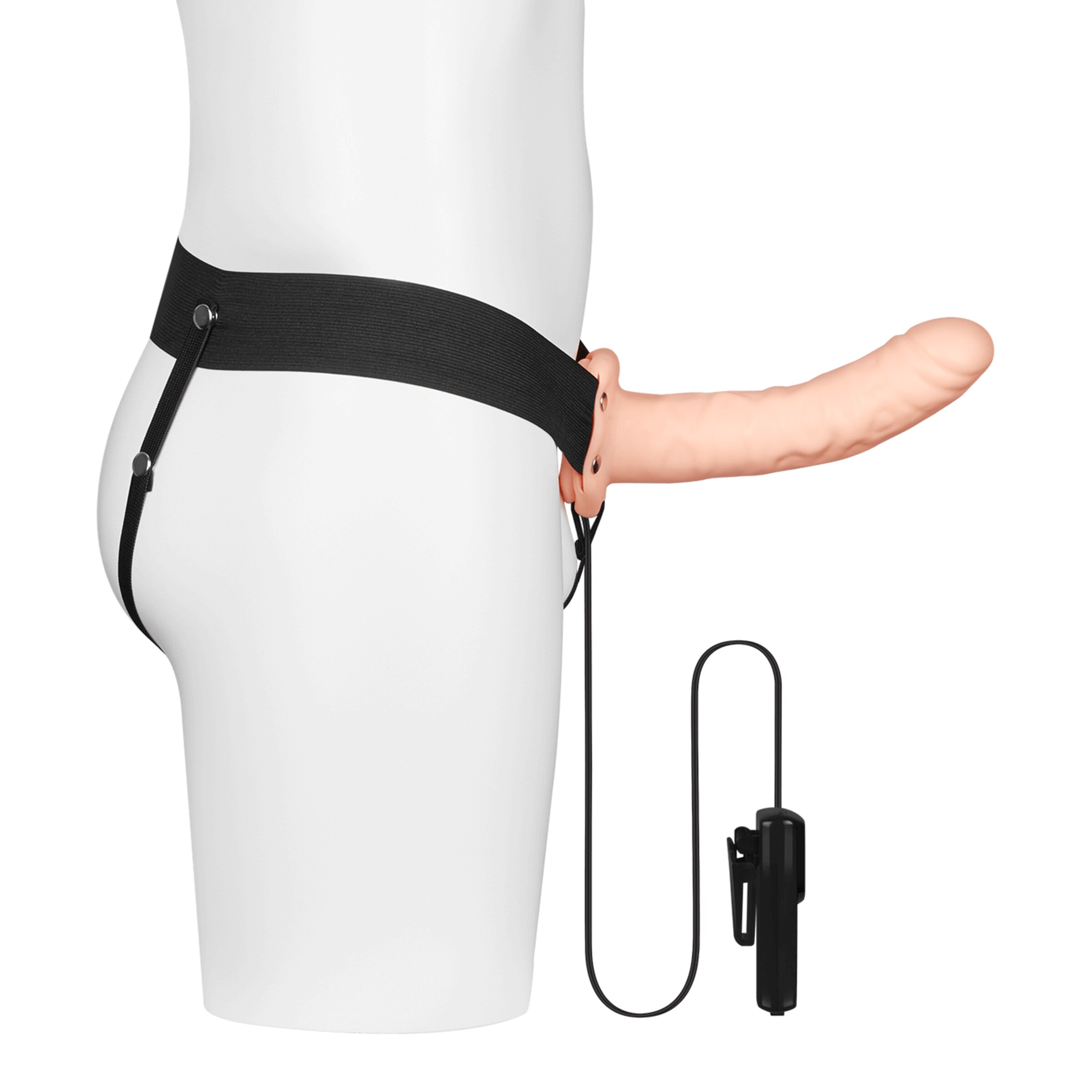 vibrating-hollow-strap-on-22-5-cm-Natuurlijk licht-Zwart-4