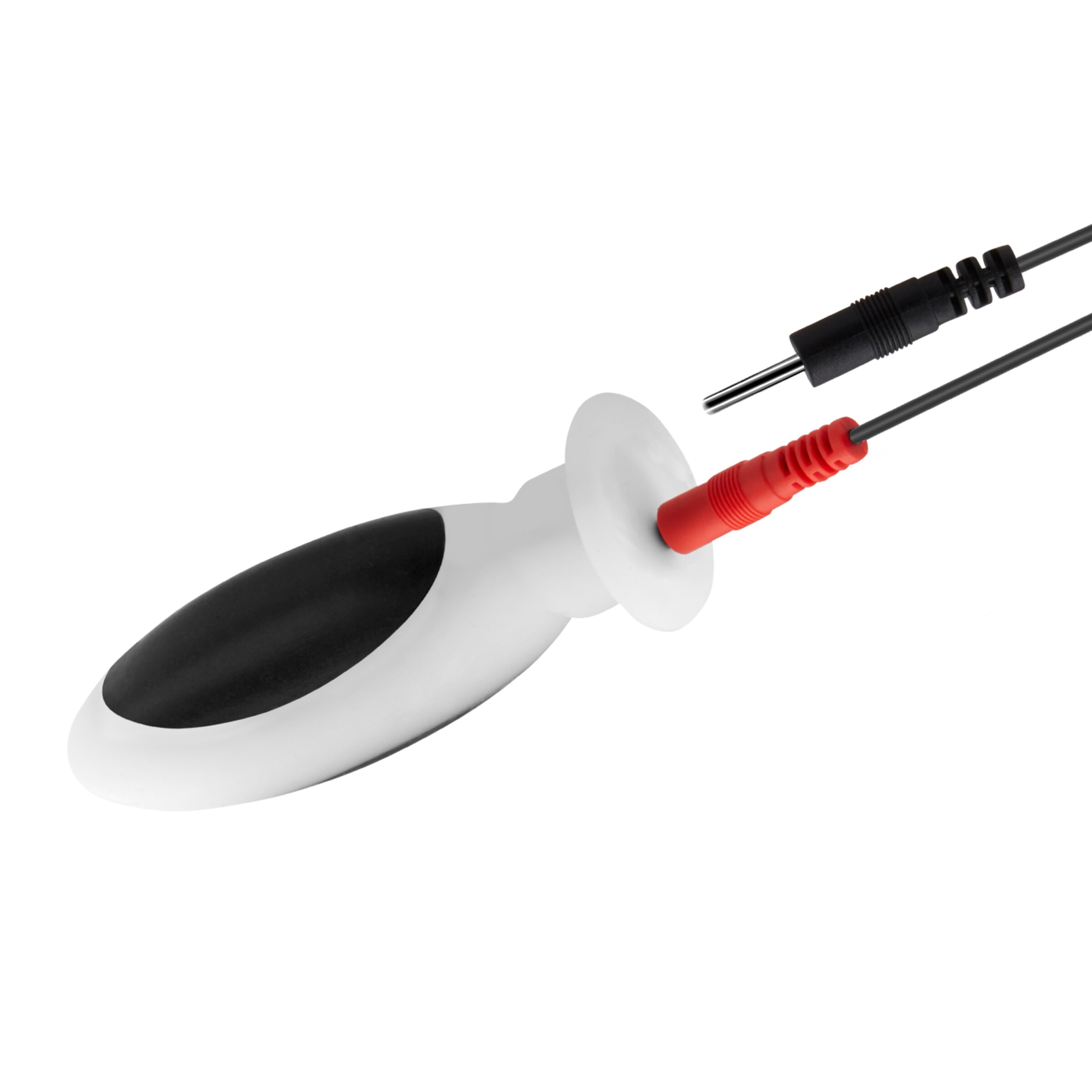 analdildo-pour-électro-hy]stimulation-8-cm-Blanc-Noir-4