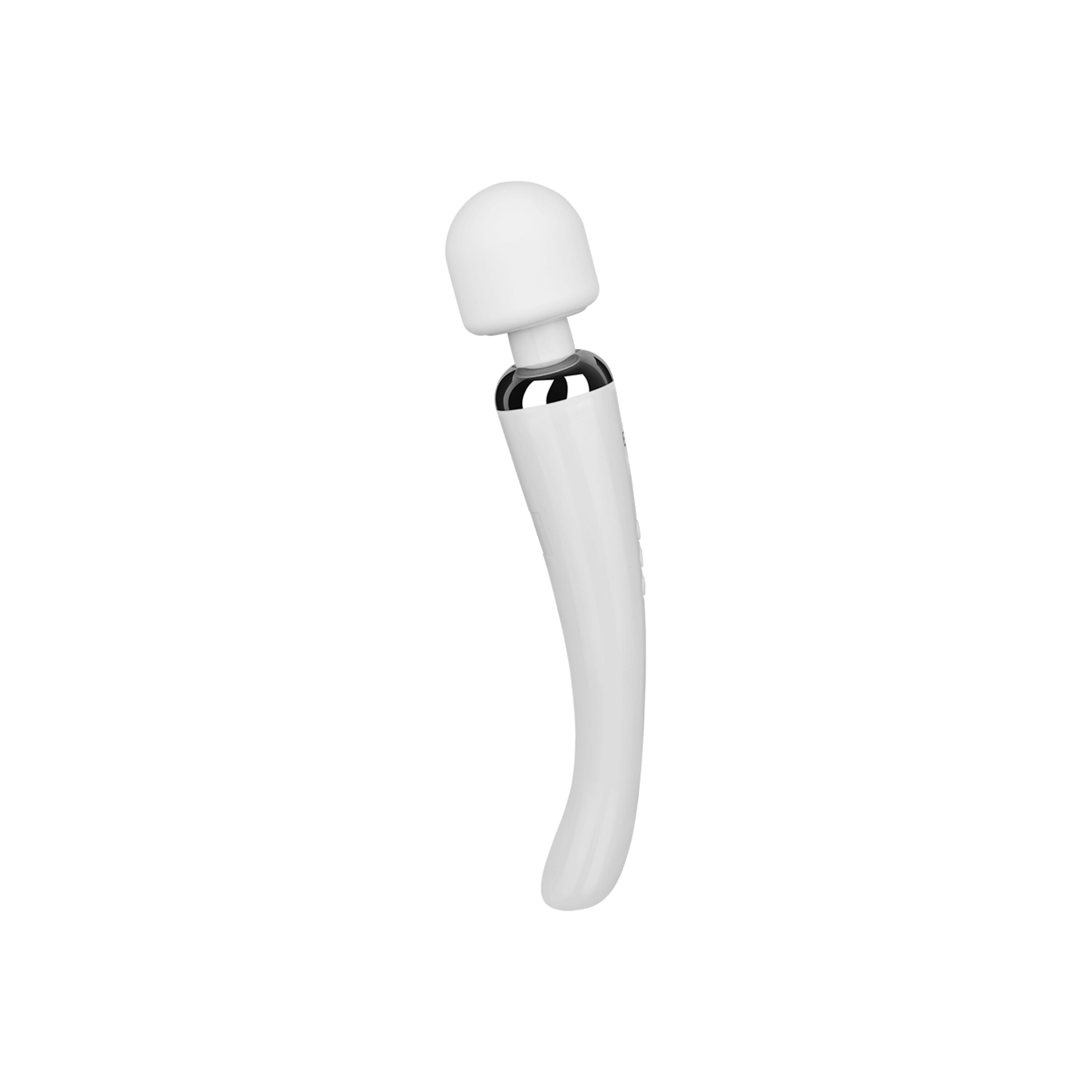 masseur-avec-tête-en-silicone-29-5-cm-Argent-Blanc-3