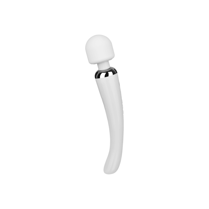 masseur-avec-tête-en-silicone-29-5-cm-Argent-Blanc-3