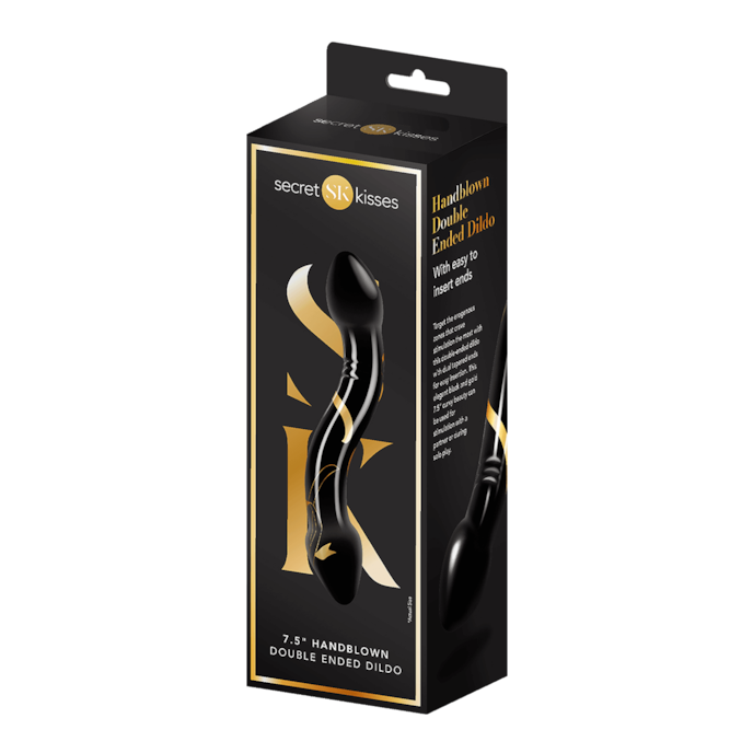 handblown-double-ended-dildo-19-cm-Mint-Schwarz-3