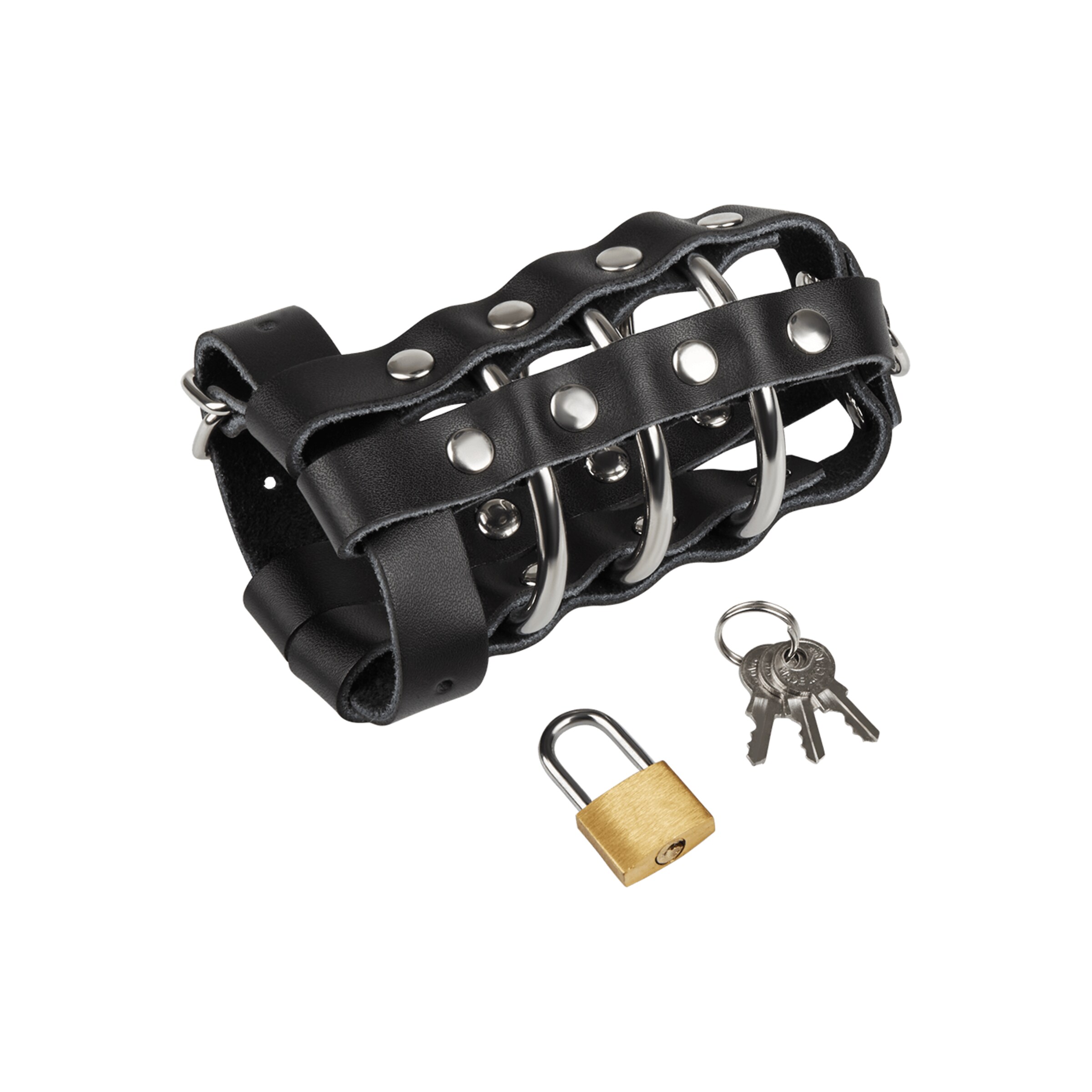 peniskooi-met-slot-11-5-cm-Zilver-Zwart-6