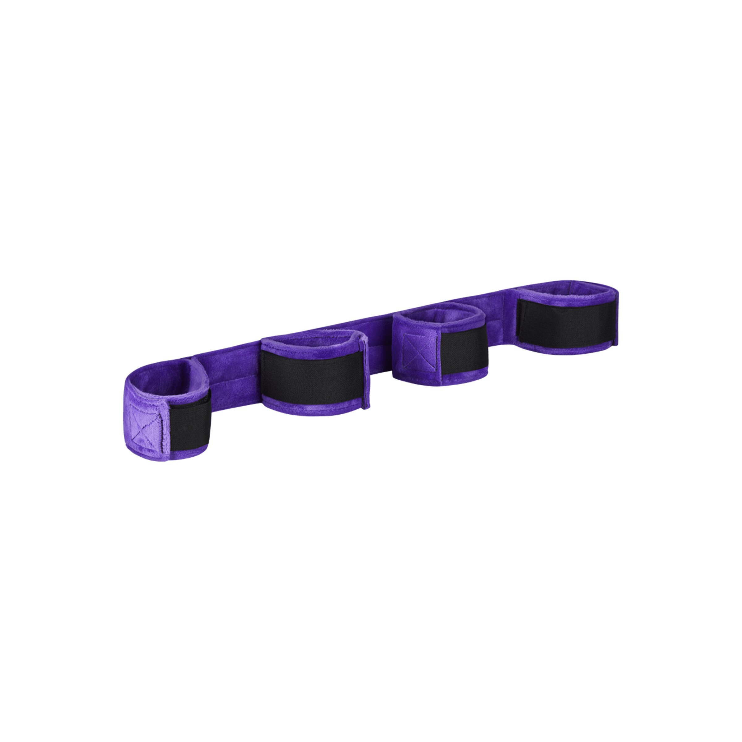 spreader-bar-with-4-cuffs-Noir-Violet-3