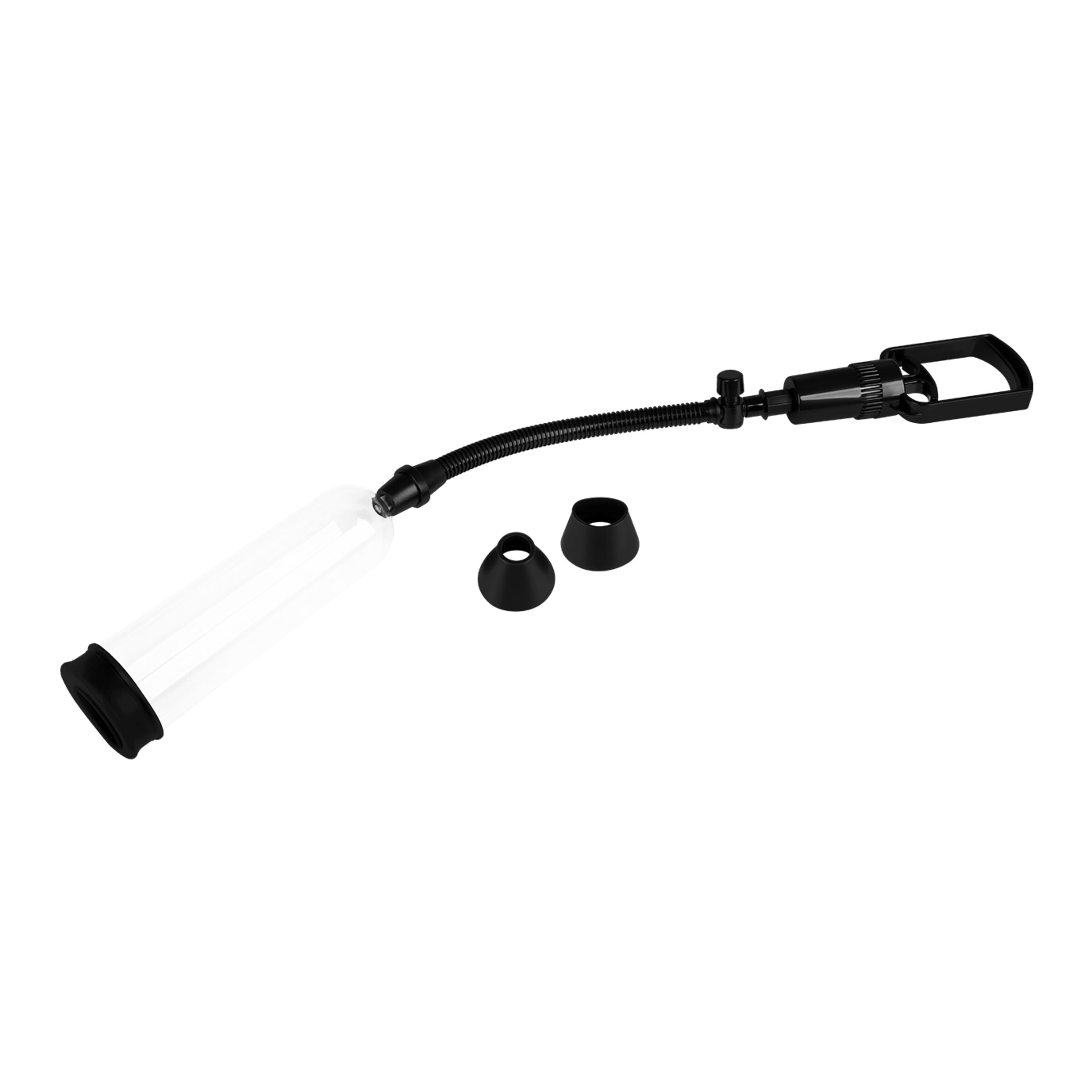 pompe-à-pénis-avec-3-gaines-18-cm-Noir-Transparent-2