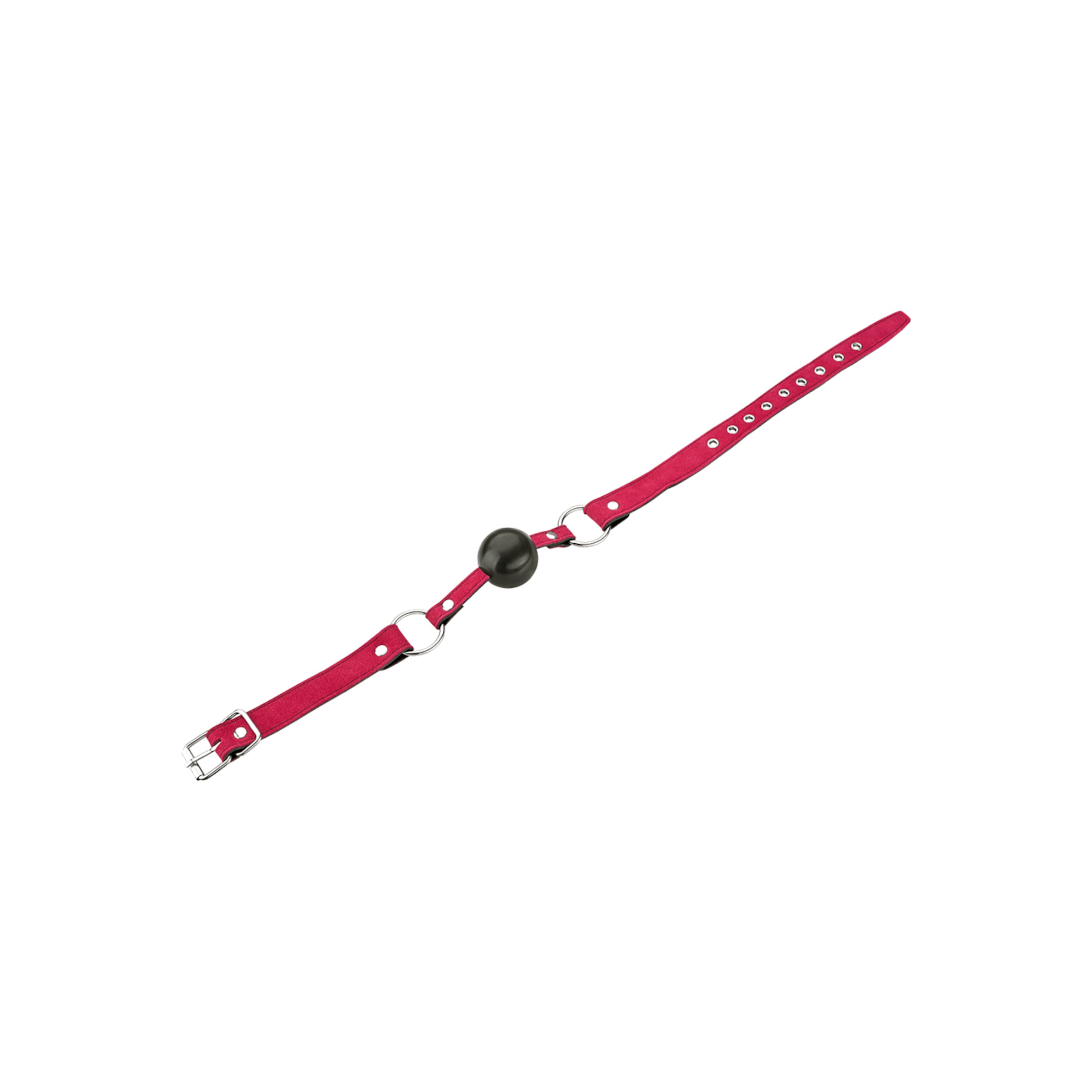 bâillon-avec-boule-en-silicone-Noir-Violet-3