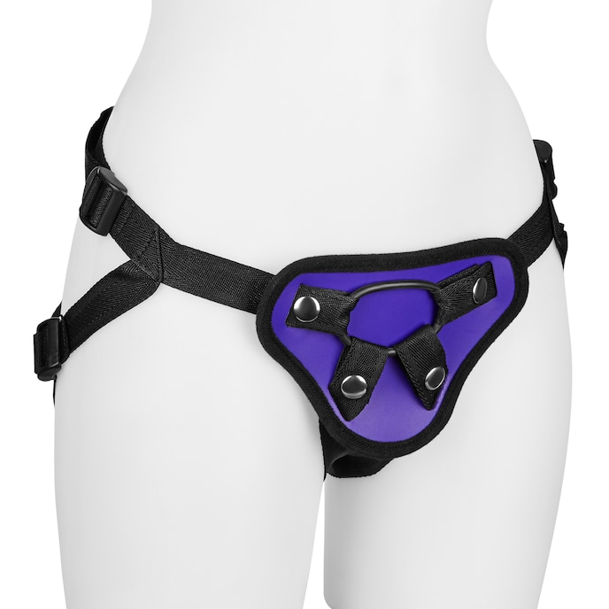 soft-strap-on-harness-4-pièces-Noir-Violet-1