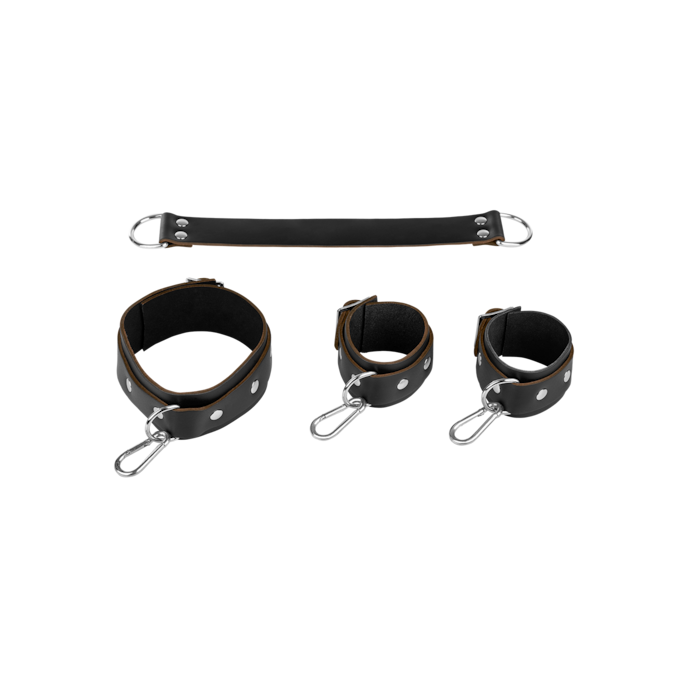 bondageset-met-rugriem-Zilver-Zwart-3