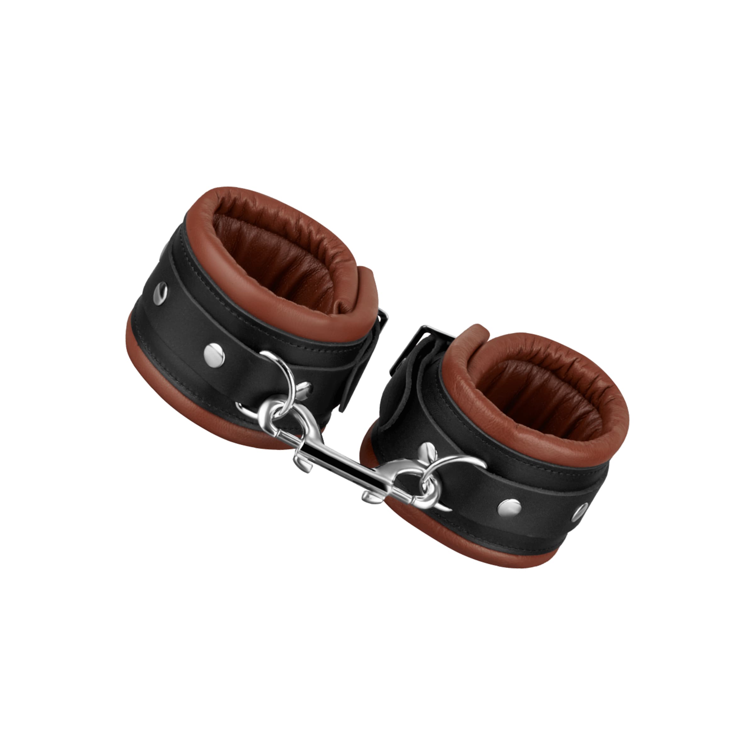 menottes-de-cheville-rembourrées-Brun-Noir-1