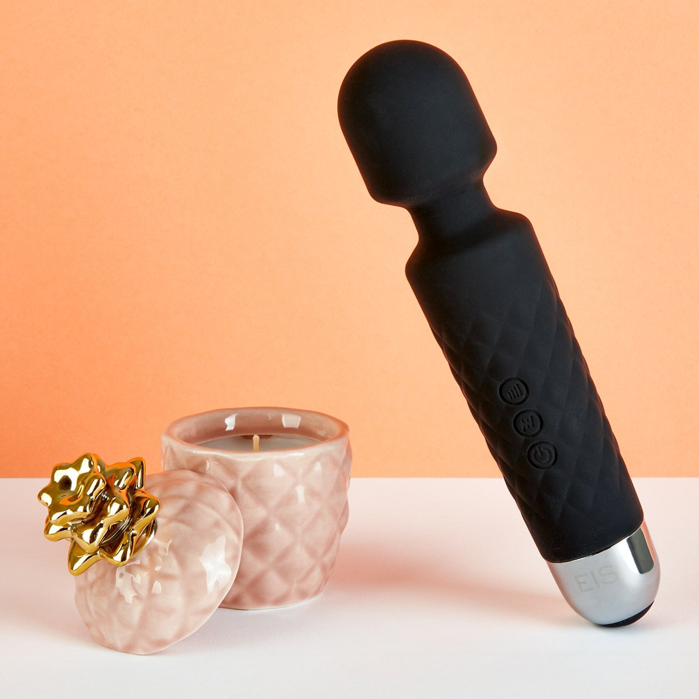 masseur-recharge-hy]able-en-silicone-20-cm-Argent-Noir-2