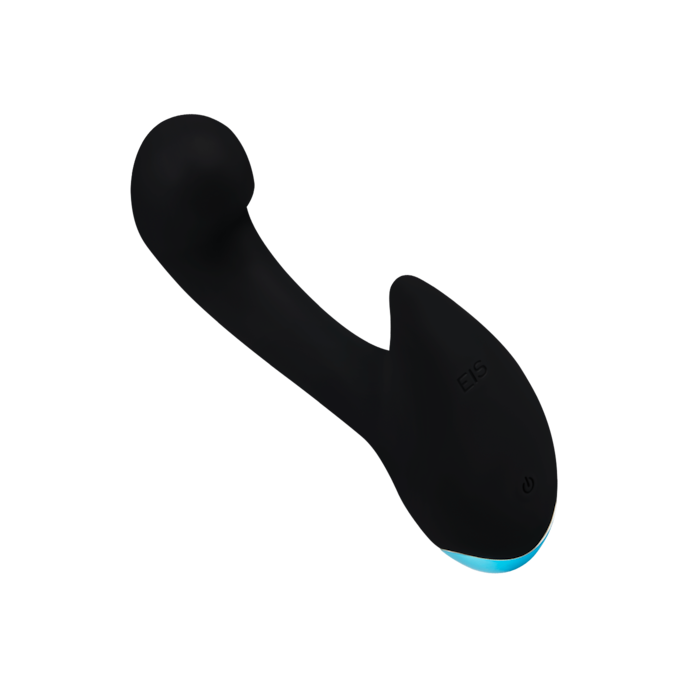 vibromasseur-prostatique-de-luxe-13-cm-Noir-Turquoise-1