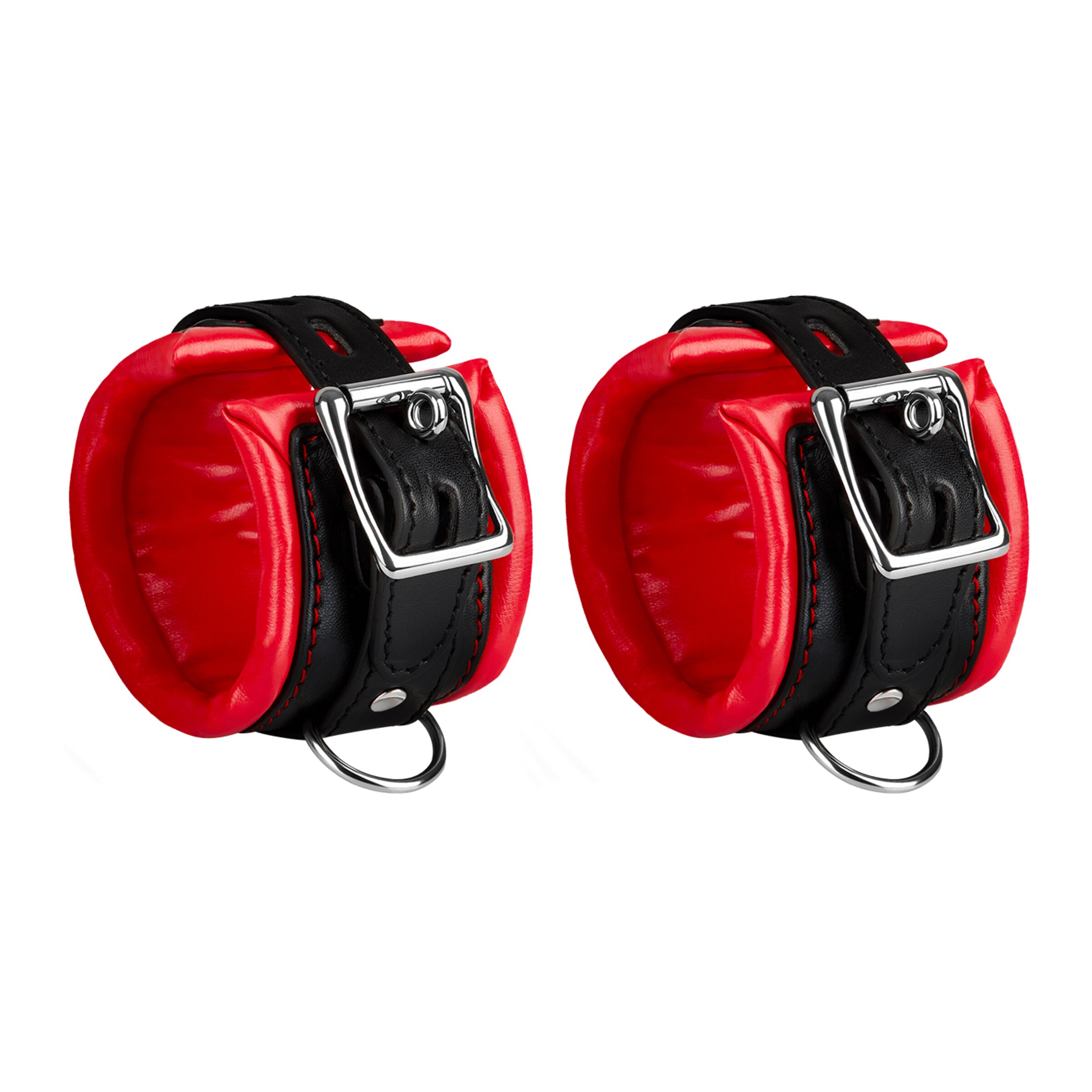 étriers-pour-cou-et-mains-avec-plateau-4-pièces-Noir-Rouge-4