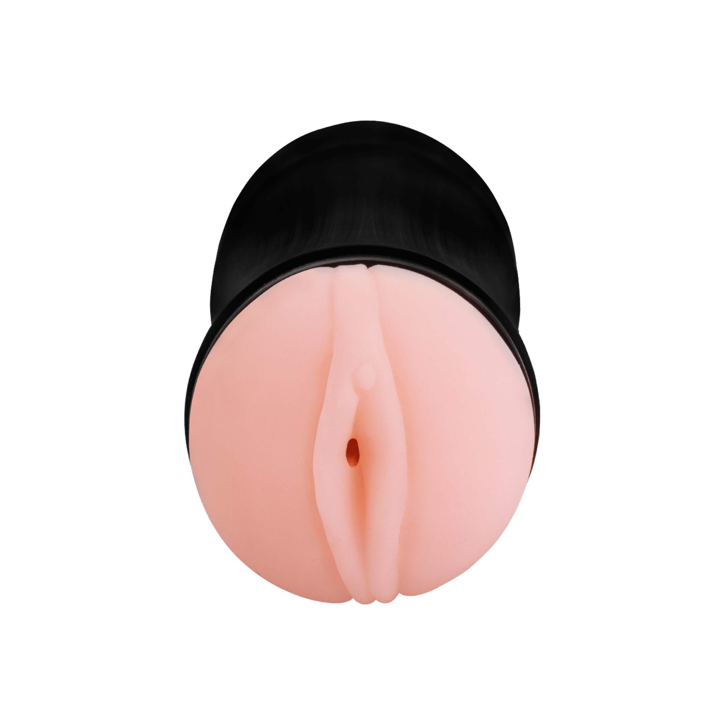 masturbateur-vagin-avec-vibration-19-cm-Naturel clair-Noir-3