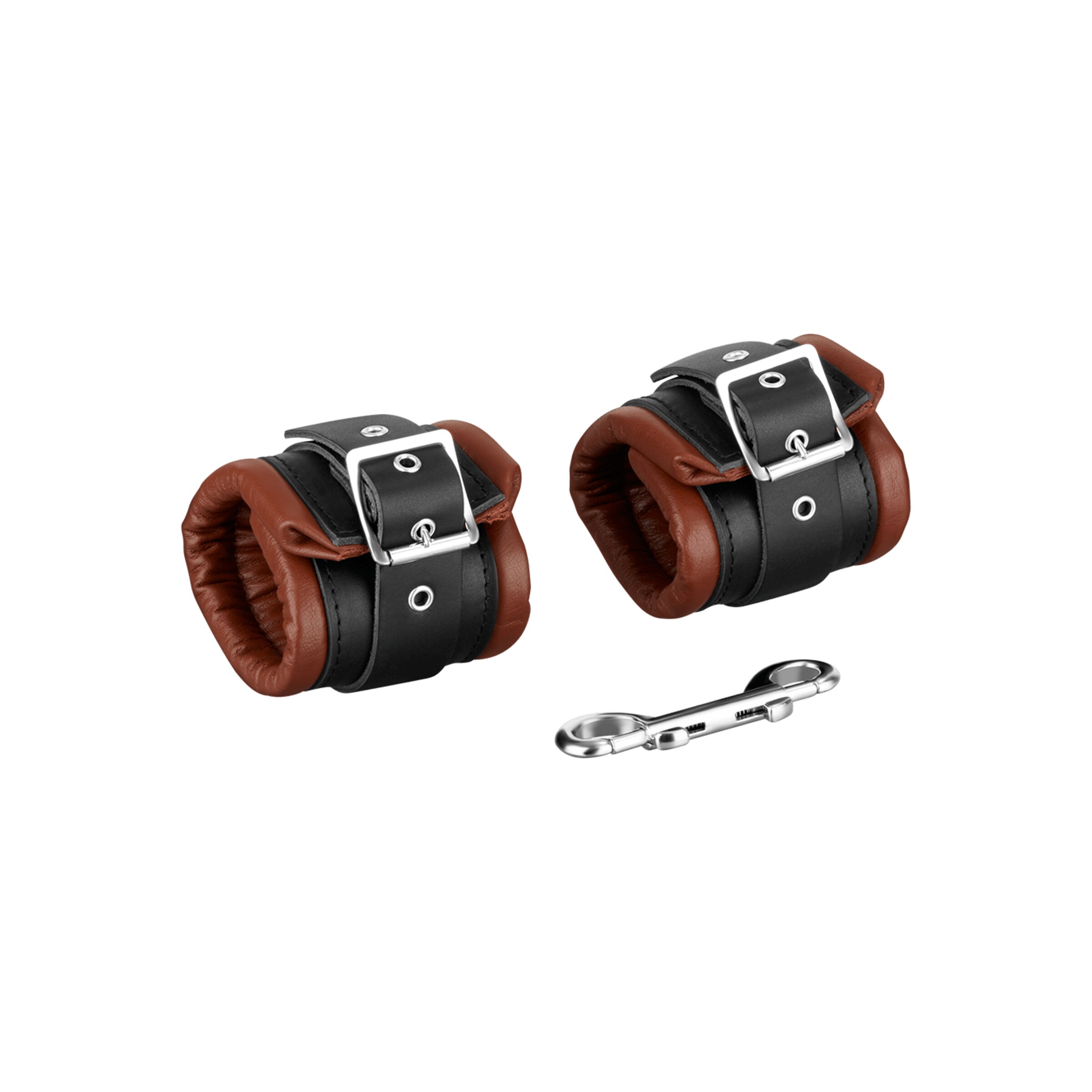 gewatteerde-handboeien-Bruin-Zwart-3