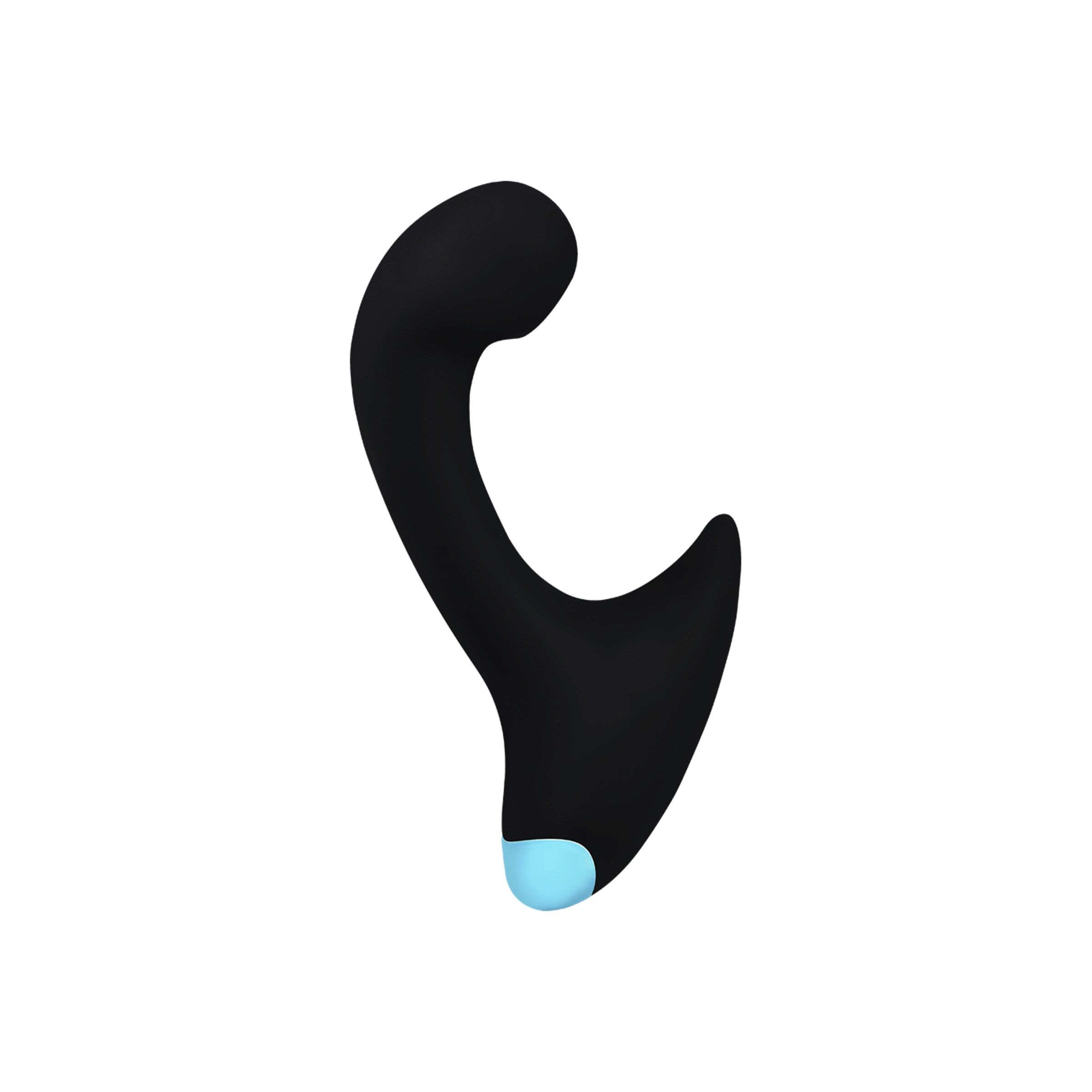 luxe-prostaatvibrator-13-cm-Turkoois-Zwart-3