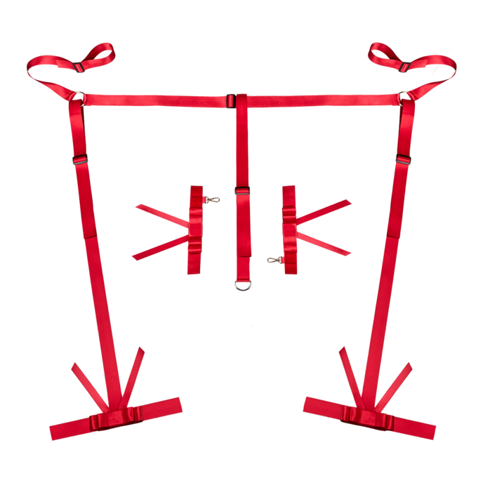 bett-fessel-set-mit-schleifen-Rot-4