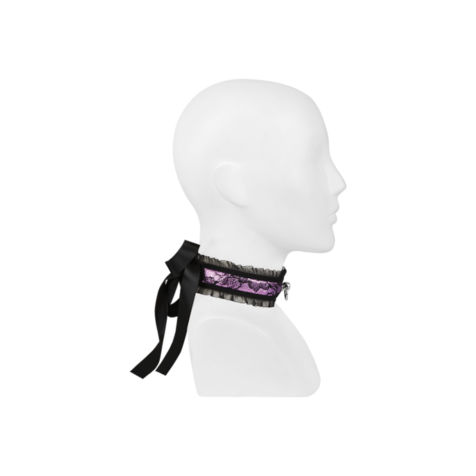 speelse-halsband-met-o-ring-Lila-Schwarz-2