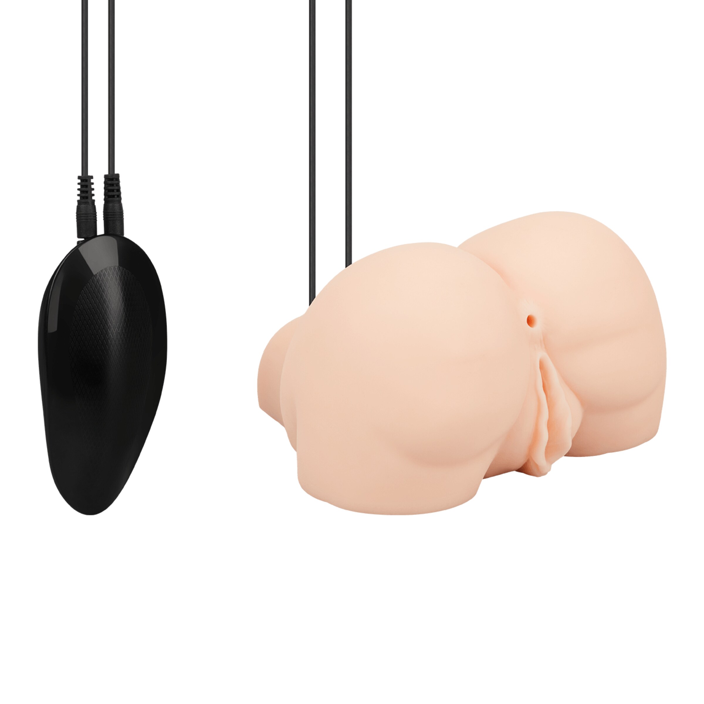 vibrating-pussy-and-ass-15-5-cm-Natuurlijk licht-Zwart-3