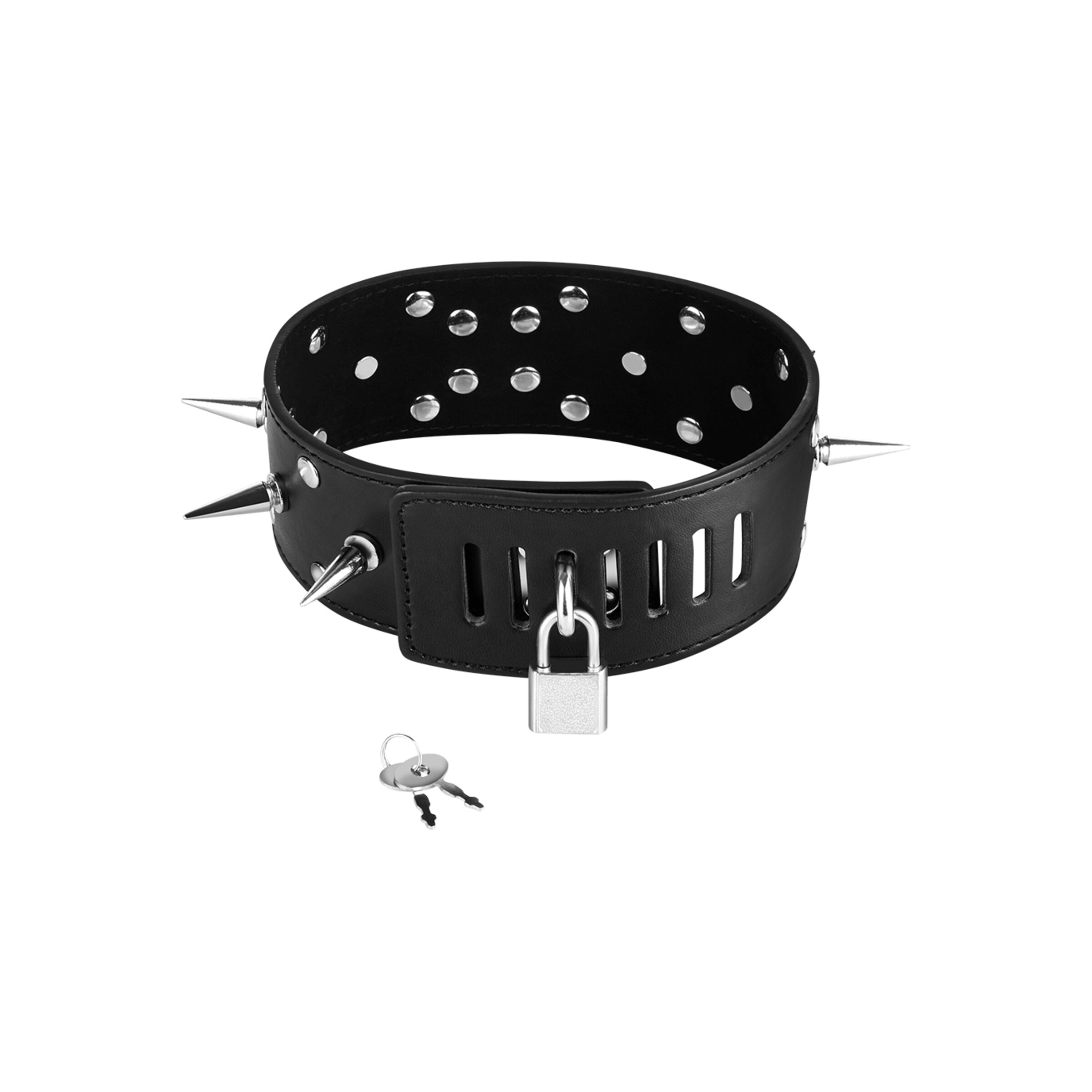 halsband-met-scherpe-klinknagels-Zwart-6